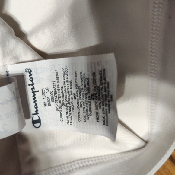 Champion NWT white Core Racerback Compression 2XL - Picture 4 of 5